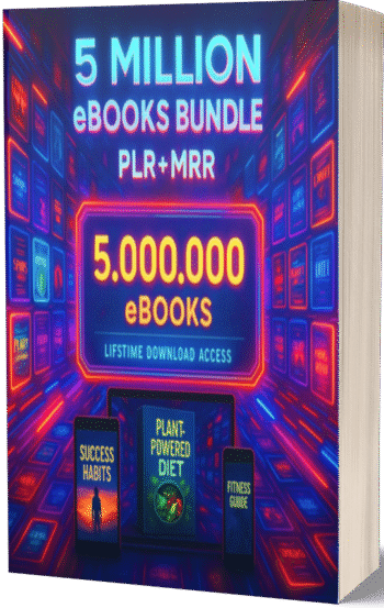5 Million eBooks Mega Bundle Plr Mrr