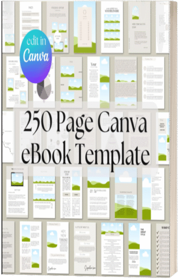 250-Page Canva eBook & Workbook Template